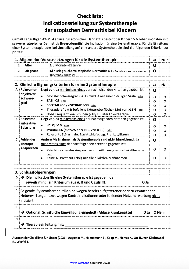 Neurodermitis bei Kindern ab 6 Monaten