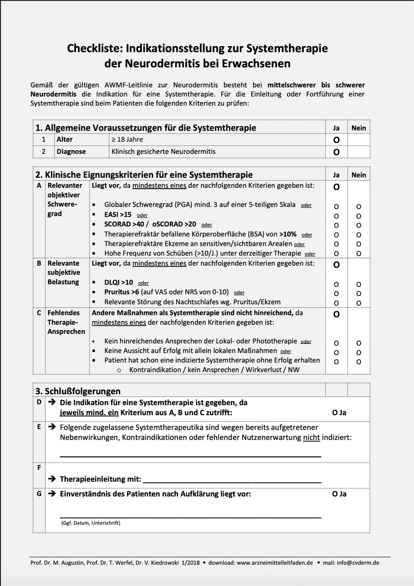 Neurodermitis bei Erwachsenen